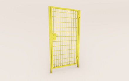 Калитка Преграда с замком 3К-40 1х1,5м RAL 1018 желтый