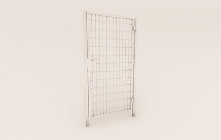 Калитка Преграда с замком 3К-40 1х1,5м RAL 9003 сигнальный белый