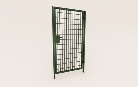 Калитка Преграда с замком 3К-40 1х2м RAL 6005 зеленый мох
