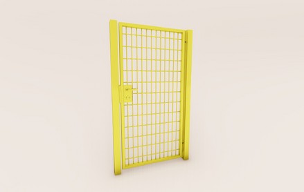 Калитка Premium 1х1,5м RAL 1018 желтый