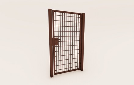 Калитка Premium 1х1,7м RAL 8017 коричневый