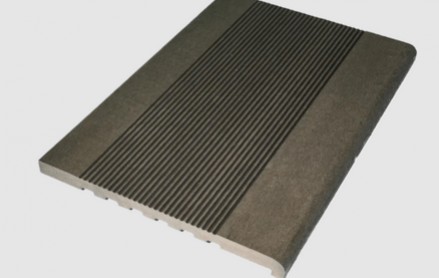Ступень Тим полнотелая 23х348х3000 мм, Кофе