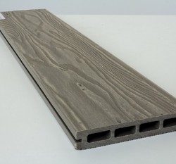 Террасная доска Тер СМАРТ 3D пустотелая с пазом 3000х130х22 мм., Дуб белёный