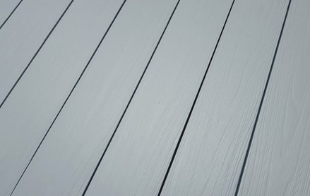 Террасная доска Тер ПРАКТИК пустотелая с пазом 3000х147х23 мм., Моноколор, Кварц