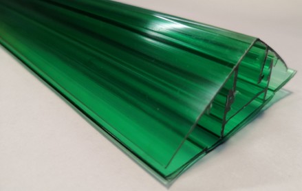 Профиль разъемный  НСP 6-10, зеленый