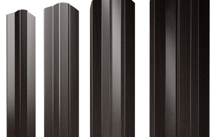 Штакетник М-образный 100 мм, print elite, фигурный рез, Coffee Wood Blesk