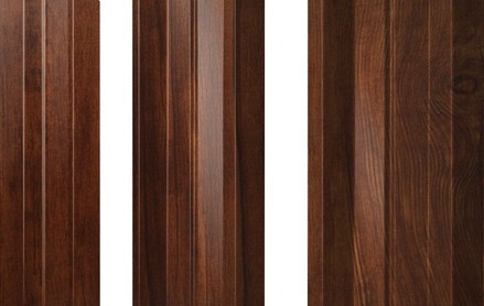 Штакетник М-образный 100 мм, print elite, фигурный рез, Cherry Wood