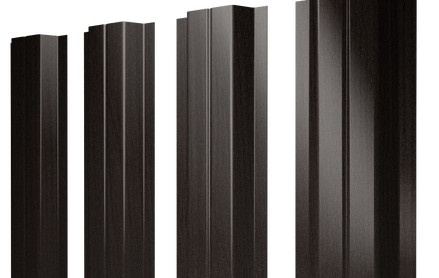Штакетник П-образный 100 мм, print elite, прямой рез, Coffee Wood Blesk
