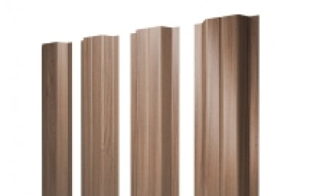 Штакетник П-образный 100 мм, print elite, прямой рез, Honey Wood