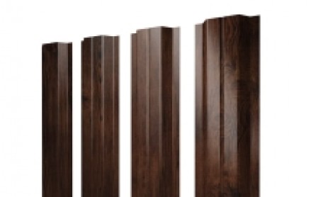 Штакетник П-образный 100 мм, print elite, прямой рез, Cherry Wood