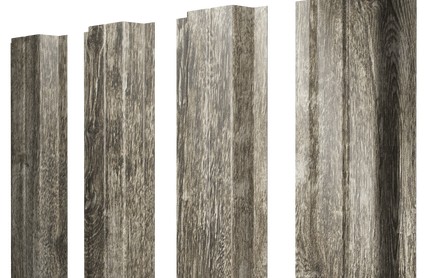 Штакетник П-образный 100 мм, print elite, прямой рез, Nordic Wood
