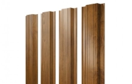 Штакетник Прямоугольный 118 мм, print elite, прямой рез, Golden Wood