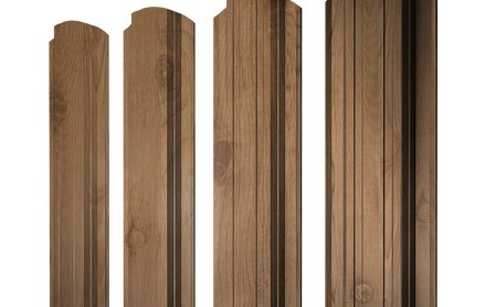 Штакетник Прямоугольный 118 мм, print premium, фигурный рез, Pine Wood Fresh