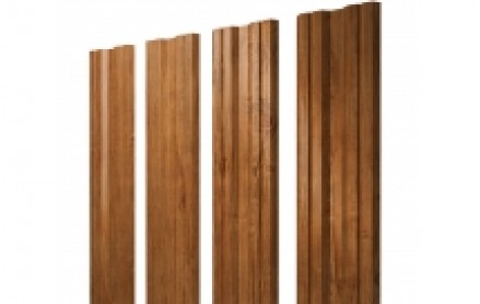 Штакетник Twin 100 мм, print elite, прямой рез, Golden Wood