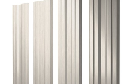 Штакетник Twin 100 мм, print elite, прямой рез, Milky Wood
