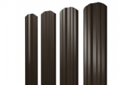 Штакетник Twin 100 мм, print premium, фигурный рез, Antique Wood