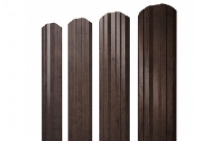 Штакетник Twin 100 мм, print elite, фигурный рез, Antique Wood