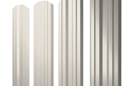 Штакетник Twin 100 мм, print elite, фигурный рез, Milky Wood