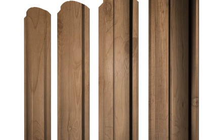 Штакетник Slim, Полукруглый 100 мм, print premium, фигурный рез, Pine Wood Fresh