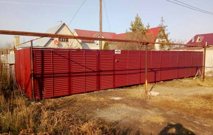 Ламель для забора еврожалюзи 