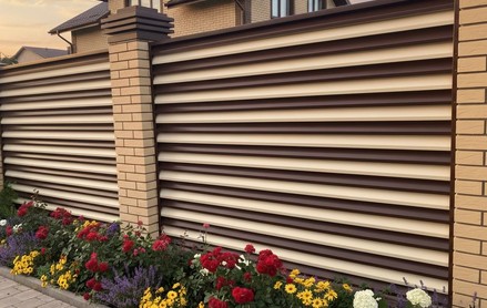 Ламель для забора еврожалюзи 