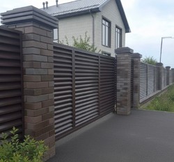 Ламель для забора еврожалюзи 