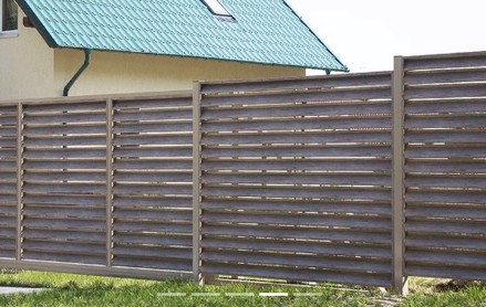 Ламель для забора еврожалюзи 