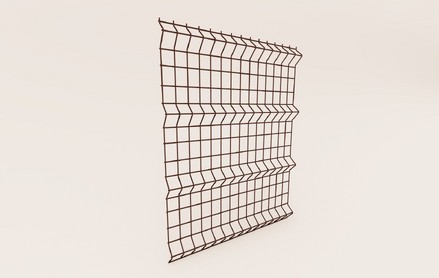 Панель Medium 3d 2500x1530мм,  пруток 4 мм, RAL 8017 коричневый GL