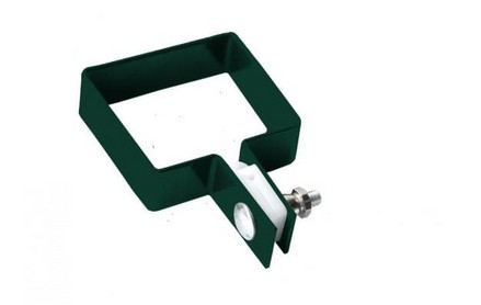 Крепление хомут крайний 62х55 RAL 6005 зеленый мох