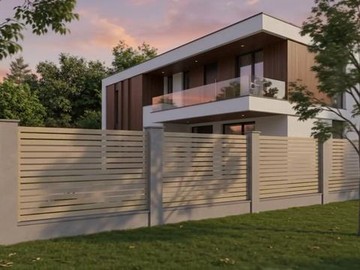 Забор Rancho, RAL 1015 Слоновая кость