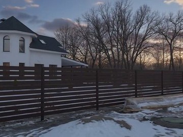 Забор-жалюзи Texas, Coffee Wood