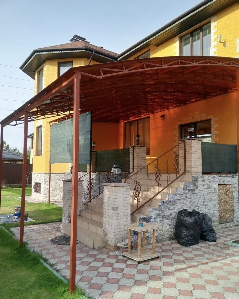 Козырек из поликарбоната, Бобровка